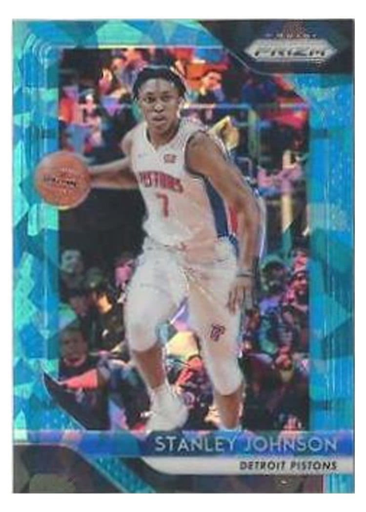 2018-19 Panini Prizm Base Set Stanley Johnson Blue Ice Prizm #162
