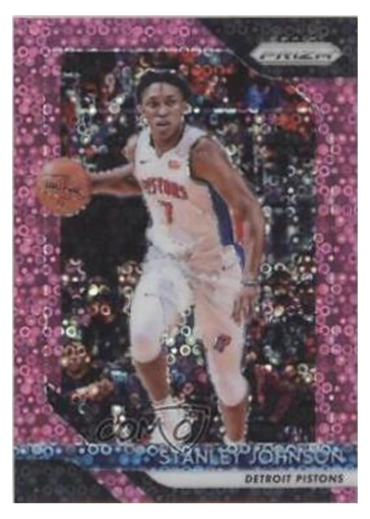 2018-19 Panini Prizm Base Set Stanley Johnson Fast Break Prizm Pink #162