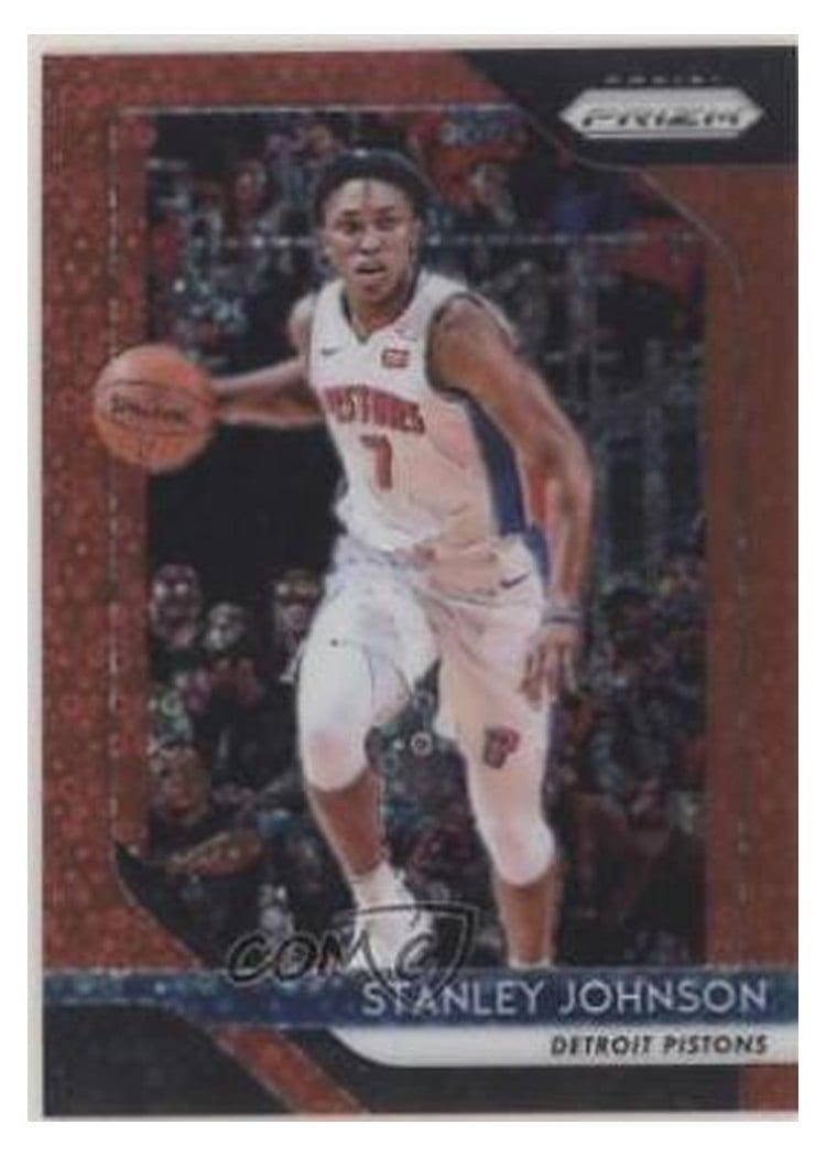 2018-19 Panini Prizm Base Set Stanley Johnson Fast Break Prizm Red #162 card