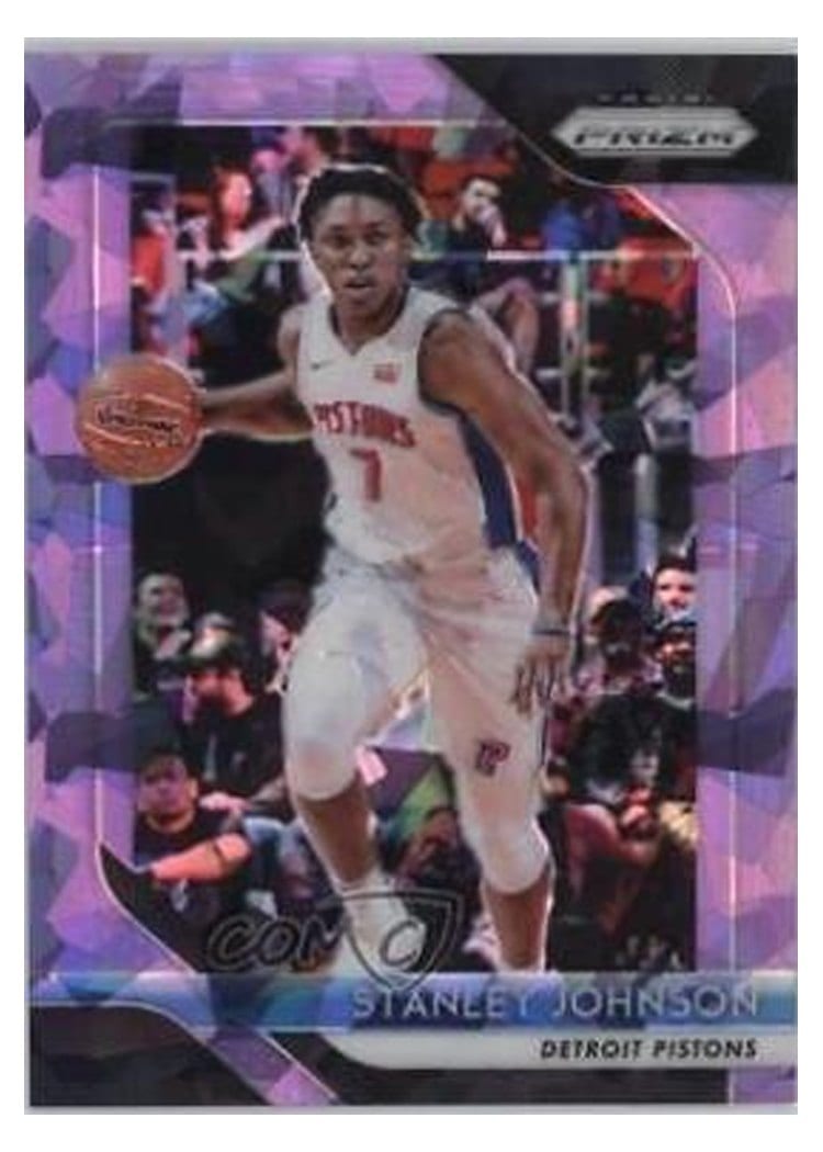 2018-19 Panini Prizm Base Set Stanley Johnson Purple Ice Prizm #162