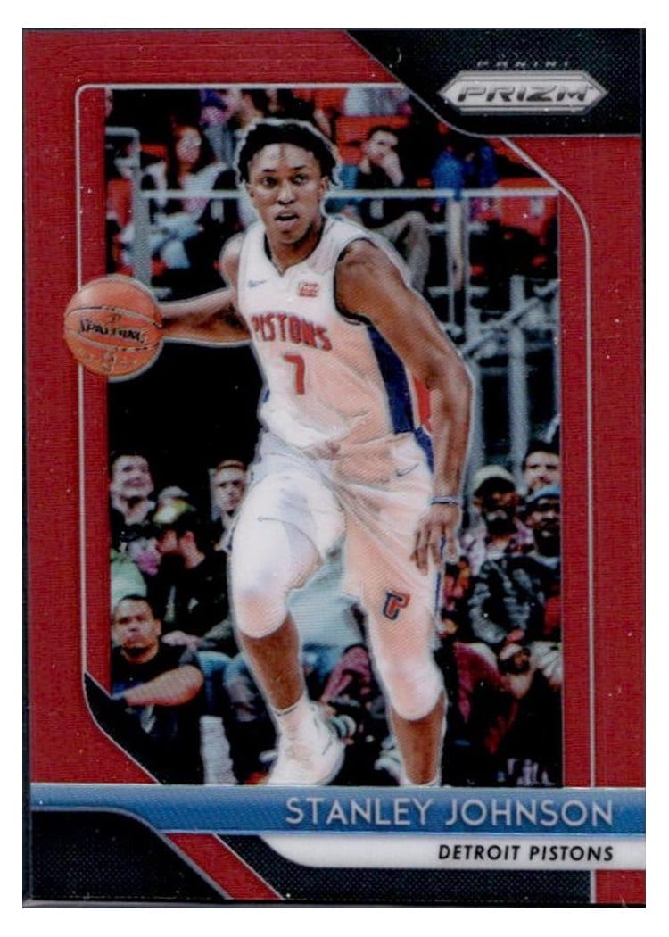 2018-19 Panini Prizm Base Set Stanley Johnson #162 card