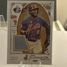 2024 Topps Allen & Ginter Allen & Ginter Relics B Starling Marte (New York Mets) #AGR-SM card