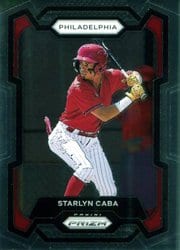 2024 Panini Prizm Base Set Starlyn Caba #215 card