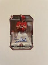 2025 Bowman Draft Chrome Prospect Autograph Steele Hall #CPA-SHA