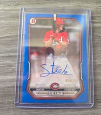 2025 Bowman Draft Chrome Prospect Autograph Steele Hall #CPA-SHA card