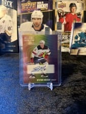 2025-26 Upper Deck Allure Color Flow Full Rainbow Auto Stefan Noesen #RA-SN card