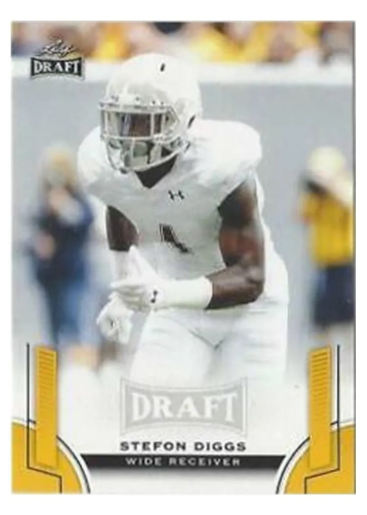 2015 Leaf Draft Stefon Diggs Gold #53 card
