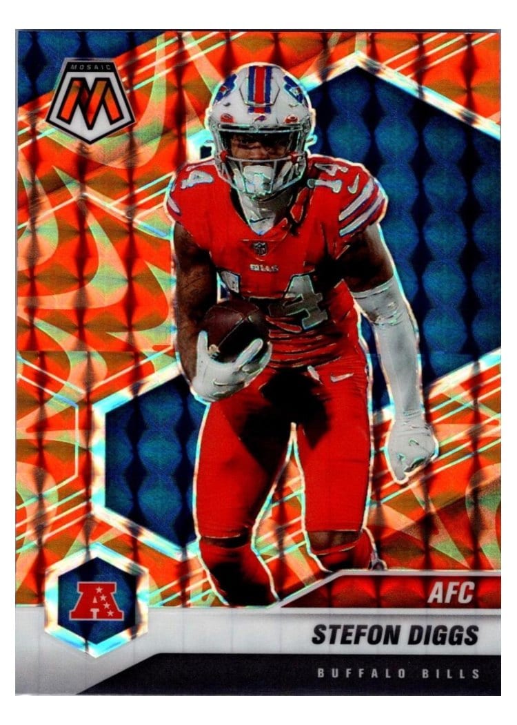 2021 Panini Mosaic Base Set Stefon Diggs #236 card