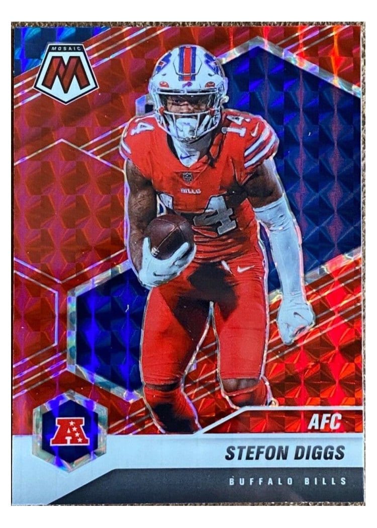 2021 Panini Mosaic Base Set Stefon Diggs #236 card