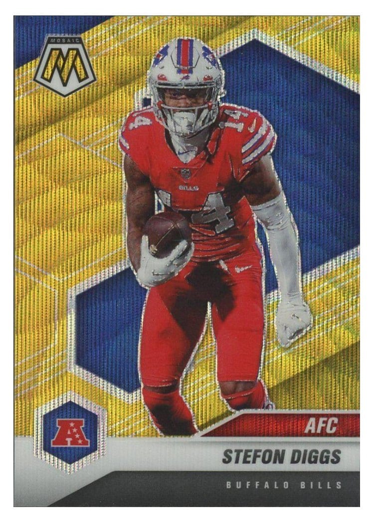 2021 Panini Mosaic Base Set Stefon Diggs #236 card
