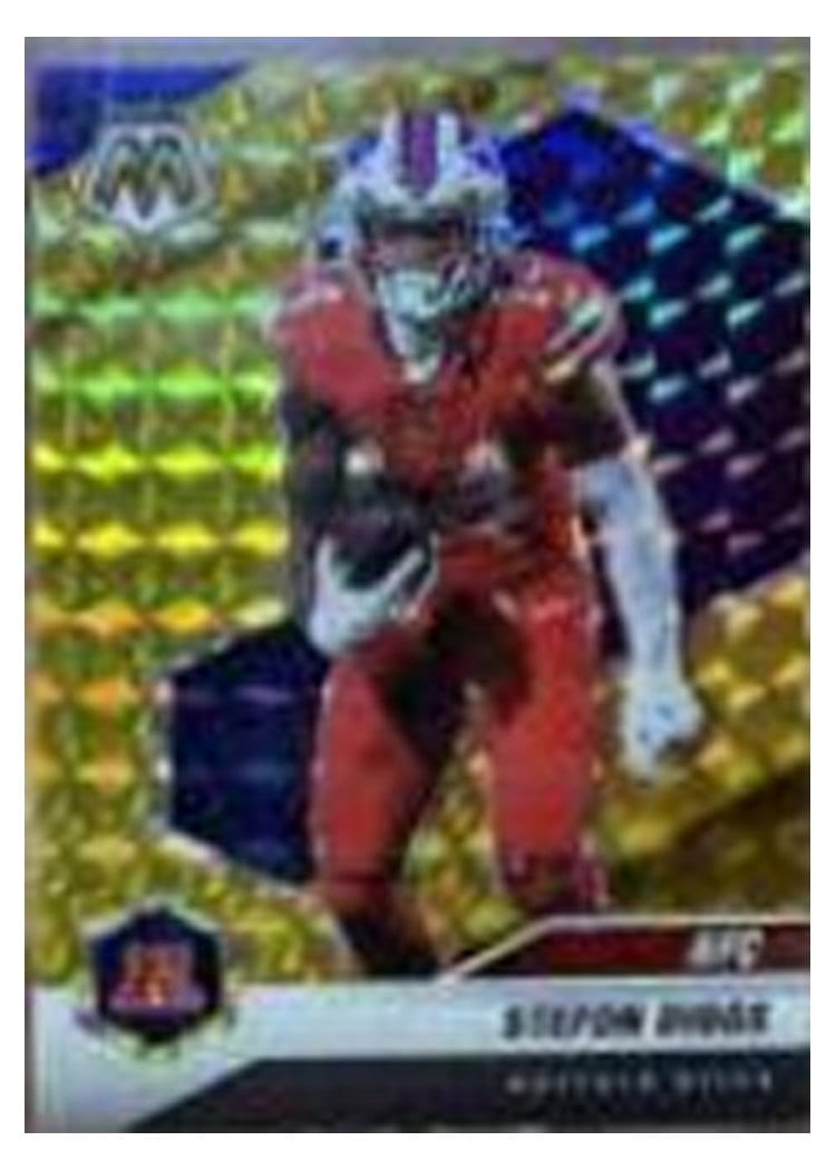 2021 Panini Mosaic Base Set Stefon Diggs Gold Mosaic #236 card