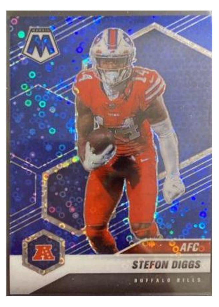 2021 Panini Mosaic Base Set Stefon Diggs Blue Mosaic #236 card