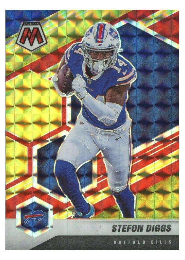 2021 Panini Mosaic Base Set Stefon Diggs #29 card