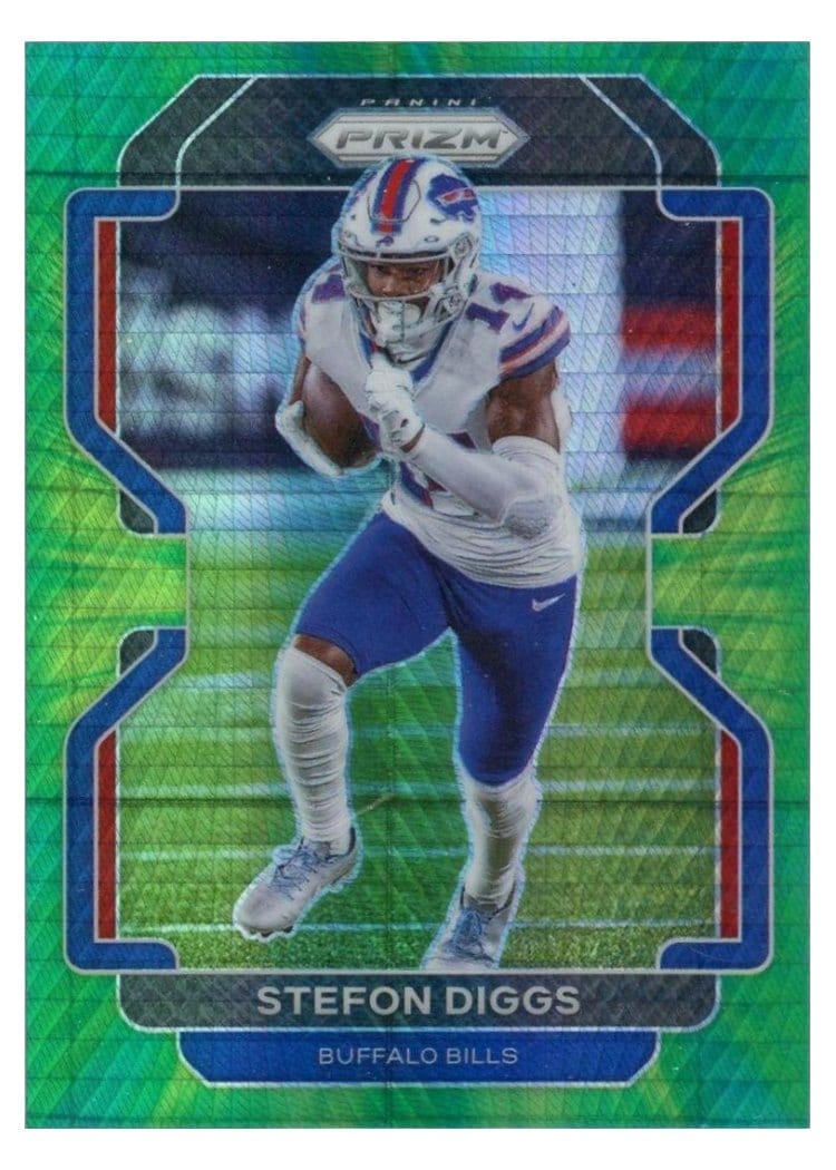 2021 Panini Prizm Base Set Stefon Diggs #114 card