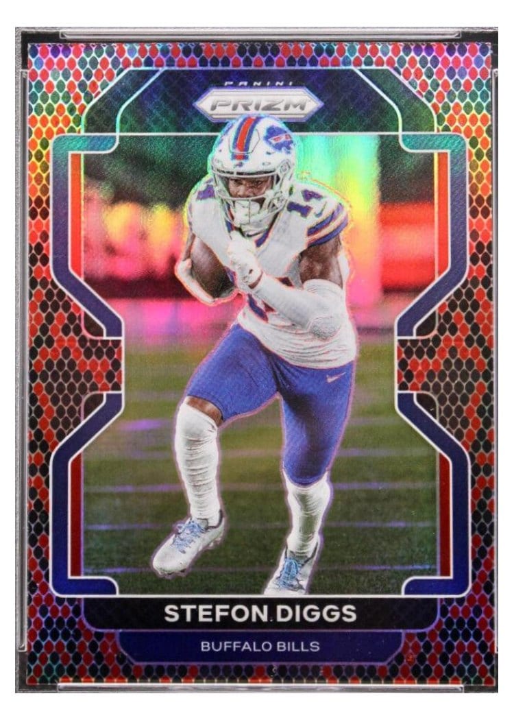 2021 Panini Prizm Base Set Stefon Diggs #114 card
