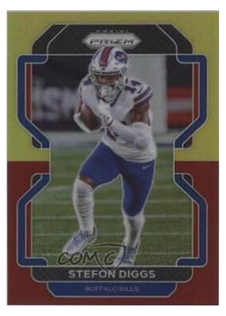 2021 Panini Prizm Base Set Stefon Diggs #114 card