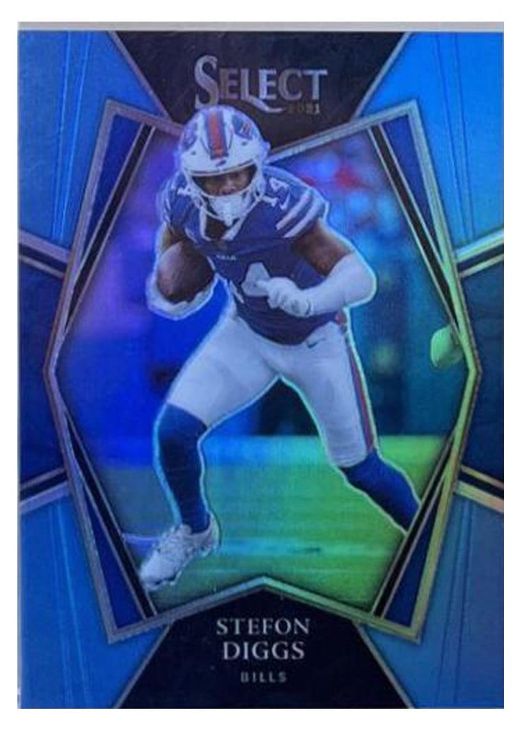 2021 Panini Select Base Set Stefon Diggs Blue #106 card