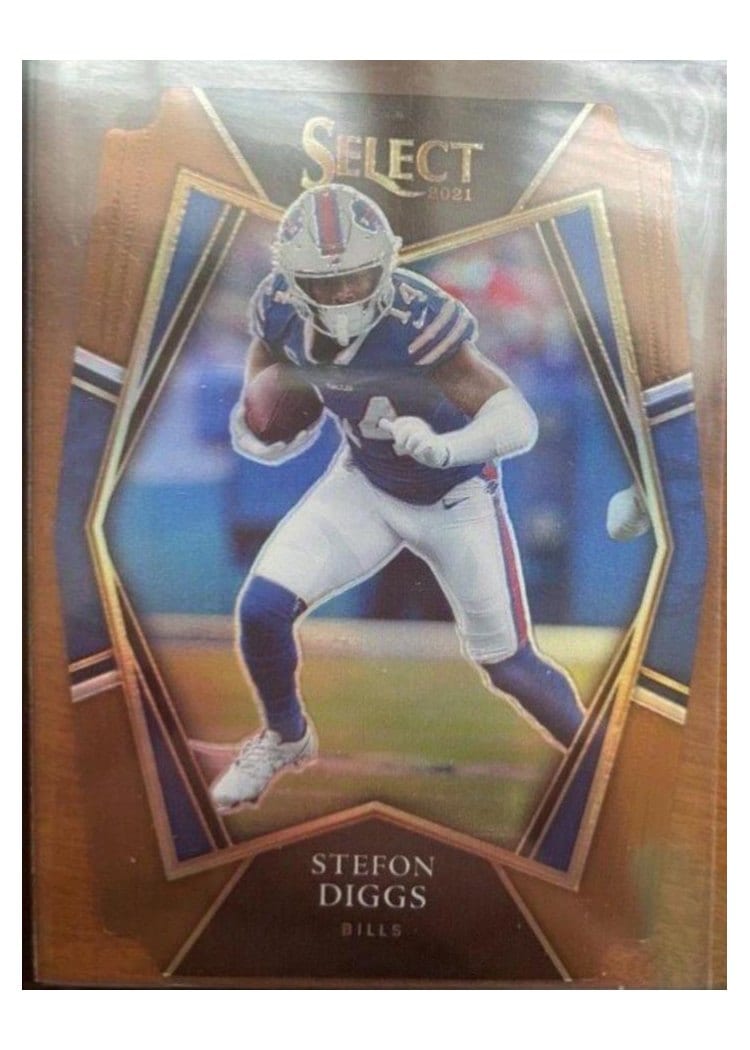 2021 Panini Select Base Set Stefon Diggs #106 card