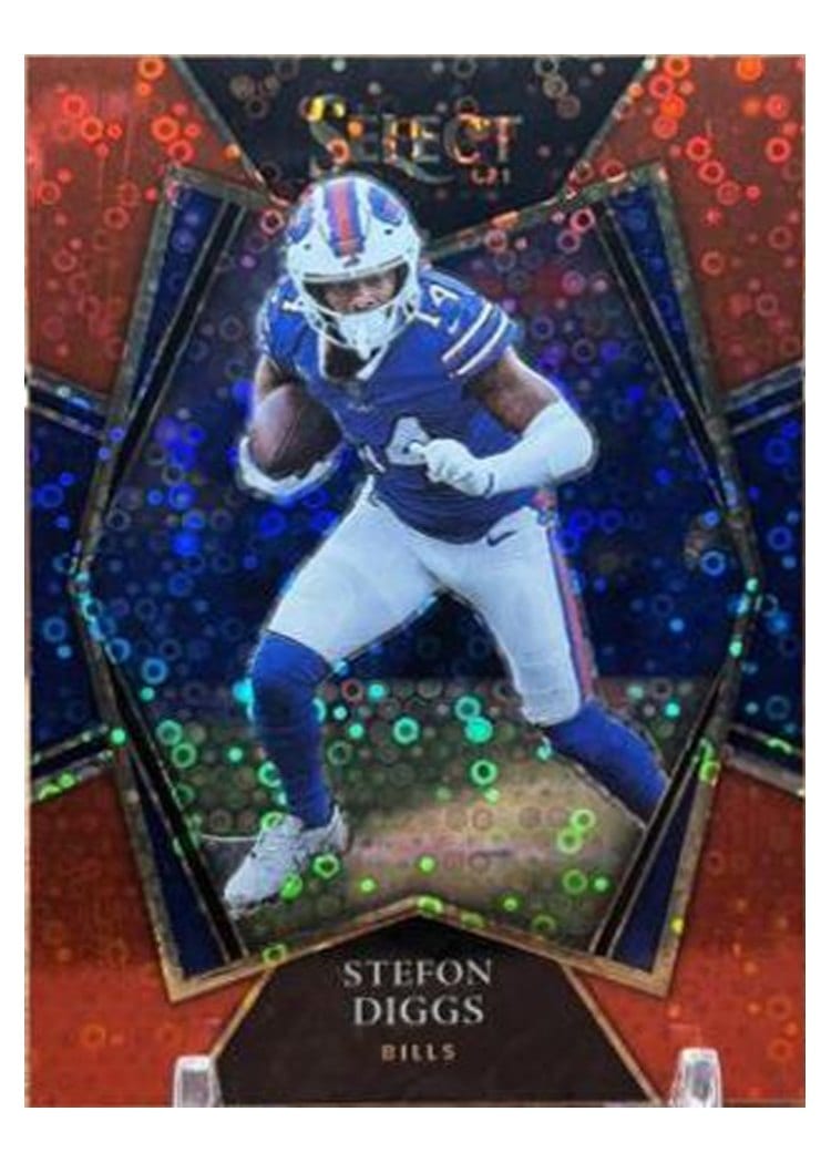 2021 Panini Select Base Set Stefon Diggs Red Disco #106 card