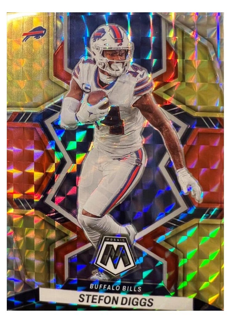 2022 Panini Mosaic Base Set Stefon Diggs #21 card