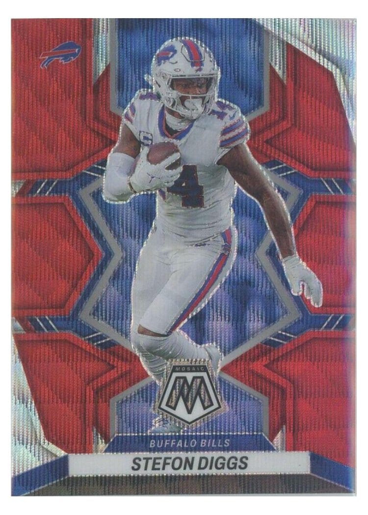 2022 Panini Mosaic Base Set Stefon Diggs #21 card