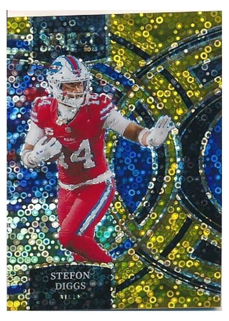 2023 Panini Select Base Set Stefon Diggs #187 card