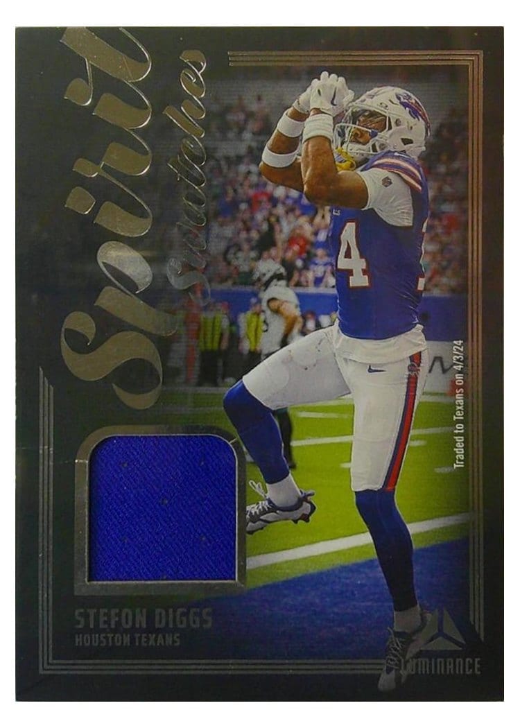 2024 Panini Luminance Spirit Swatches Stefon Diggs #SS-SDS card