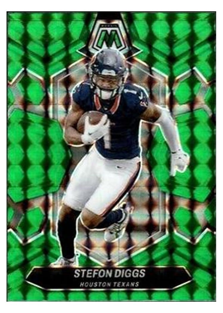2024 Panini Mosaic Base Set Stefon Diggs Green #87 card