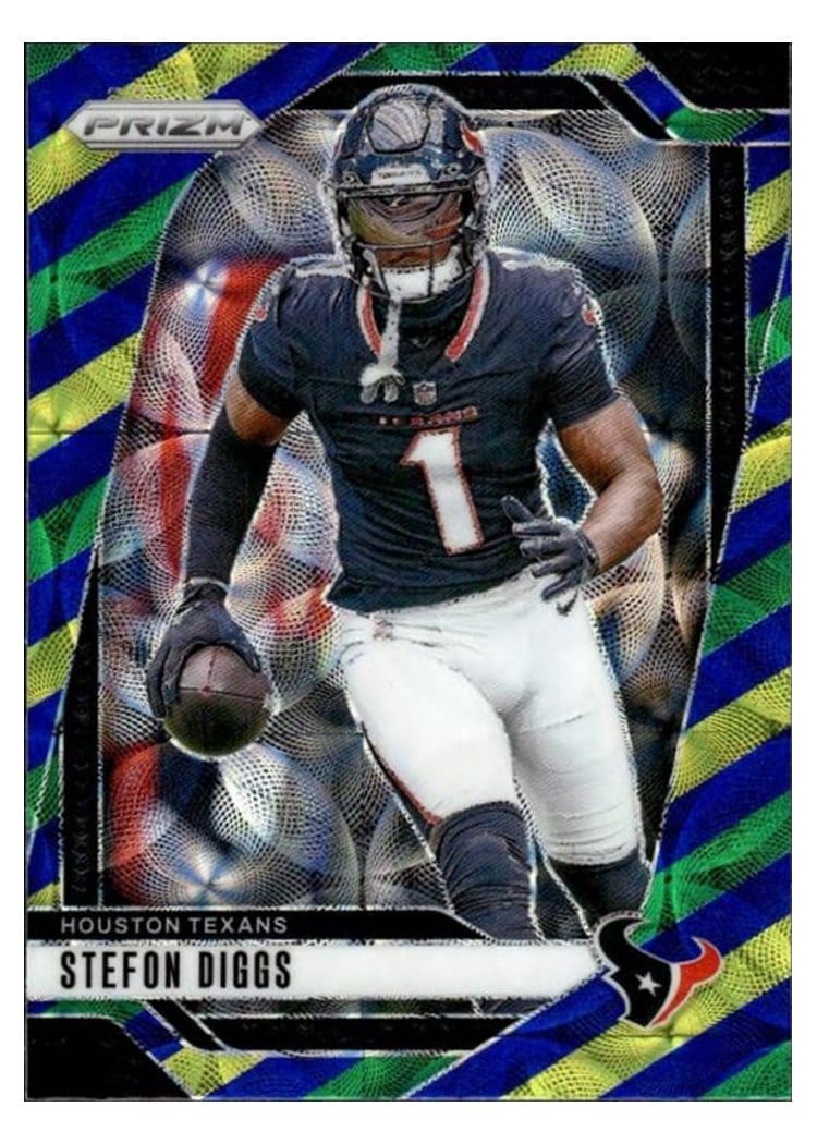 2024 Panini Prizm Base Set Stefon Diggs #114 card