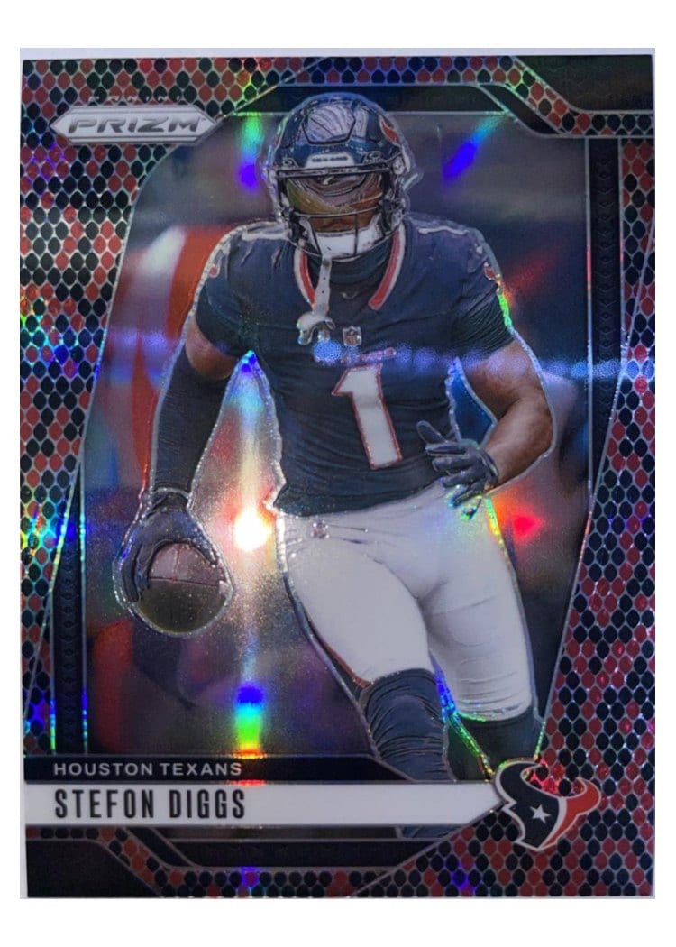 2024 Panini Prizm Base Set Stefon Diggs #114 card