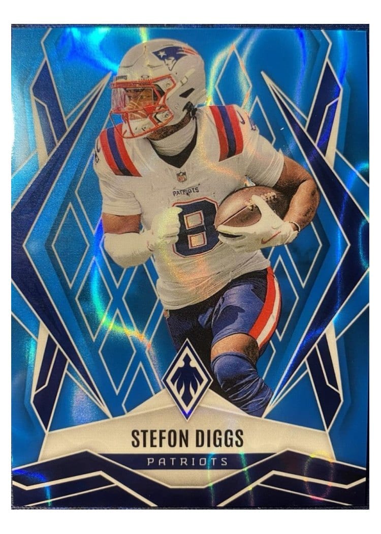 2025 Panini Phoenix Base Set Stefon Diggs Light Blue Lava #13 card