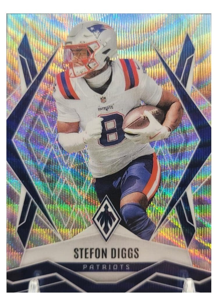 2025 Panini Phoenix Base Set Stefon Diggs Wave #13 card