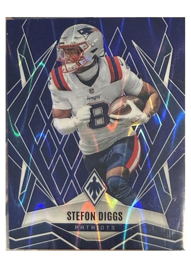 2025 Panini Phoenix Base Set Stefon Diggs Blue Seismic #13 card
