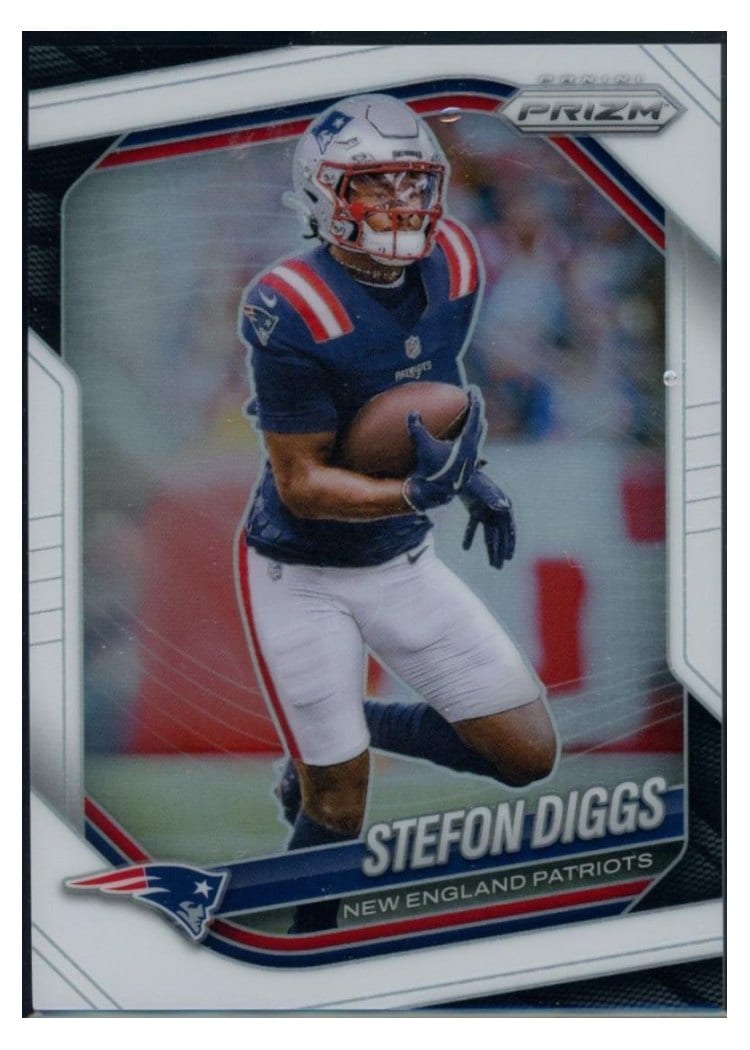 2025 Panini Prizm Base Set Stefon Diggs White #182 card