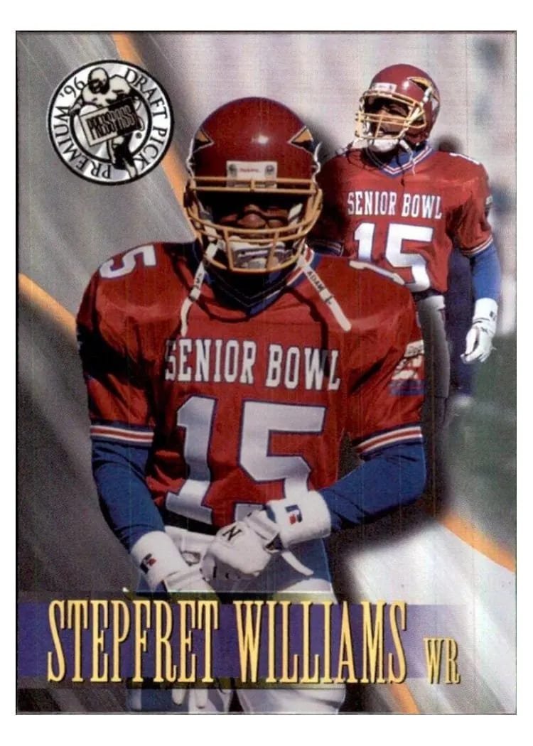1996 Press Pass Stepfret Williams #34 card