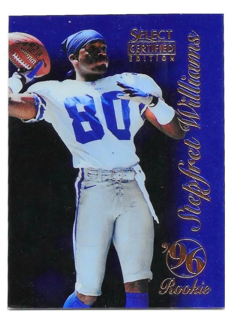 1996 Select Certified Stepfret Williams #101 card