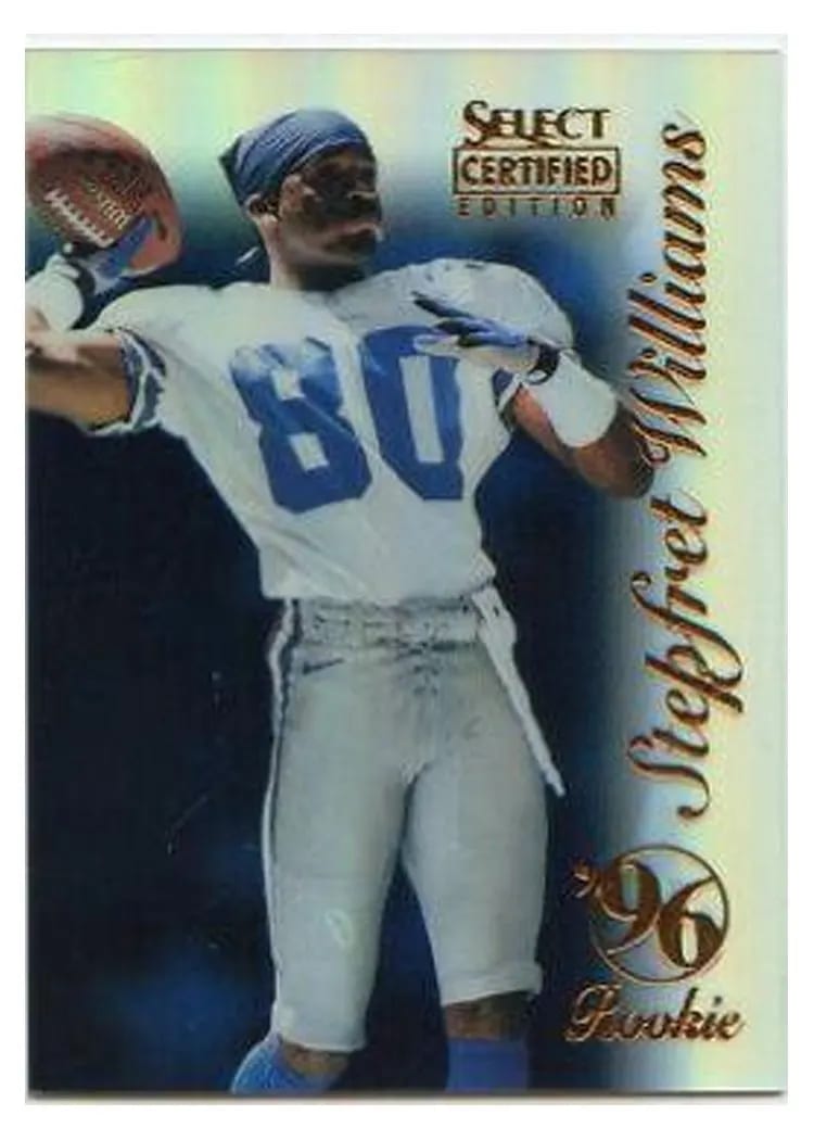 1996 Select Certified Stepfret Williams #101 card