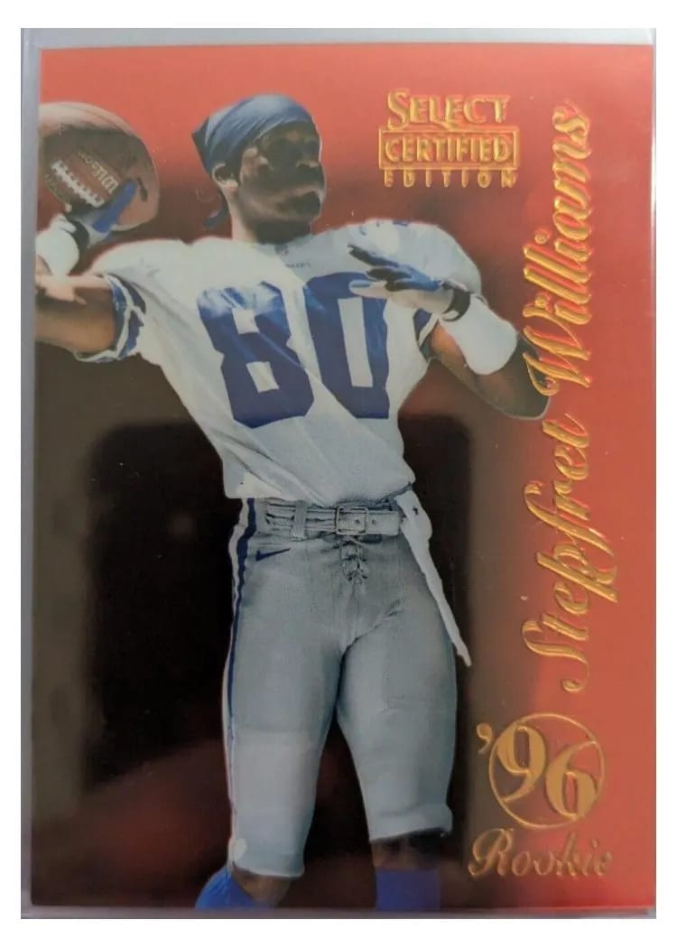 1996 Select Certified Stepfret Williams Red #101 card