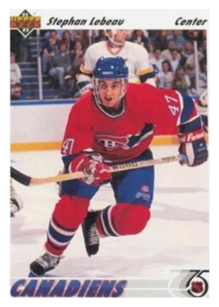 1991 Upper Deck Stephan Lebeau #261 card
