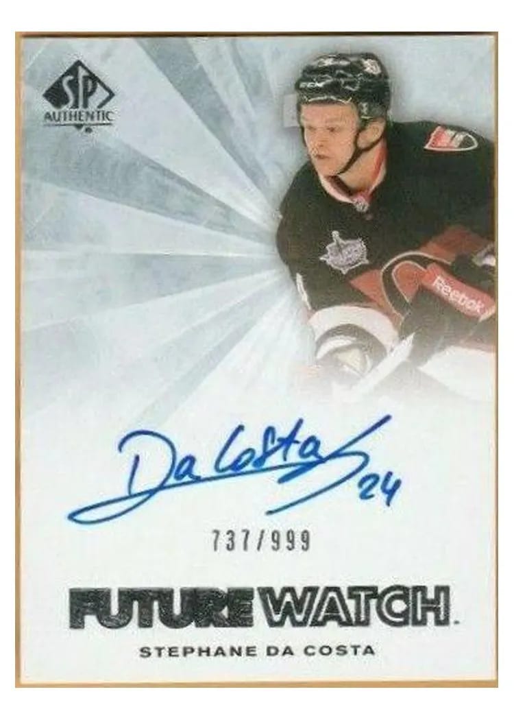 2011 SP Authentic Stephane DA Costa #272 card
