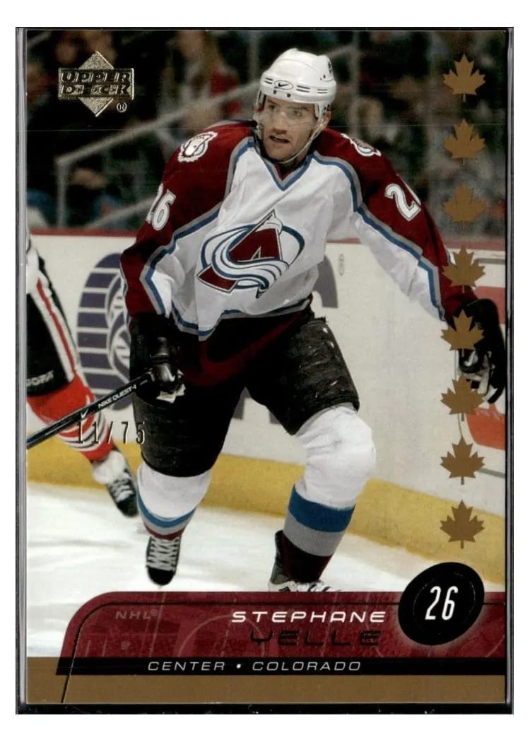 2002 Upper Deck Stephane Yelle #41 card