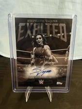 2025 Topps Exalted WWE Wrestling Black and White Signatures Stephanie Vaquer #BWS-SVR card