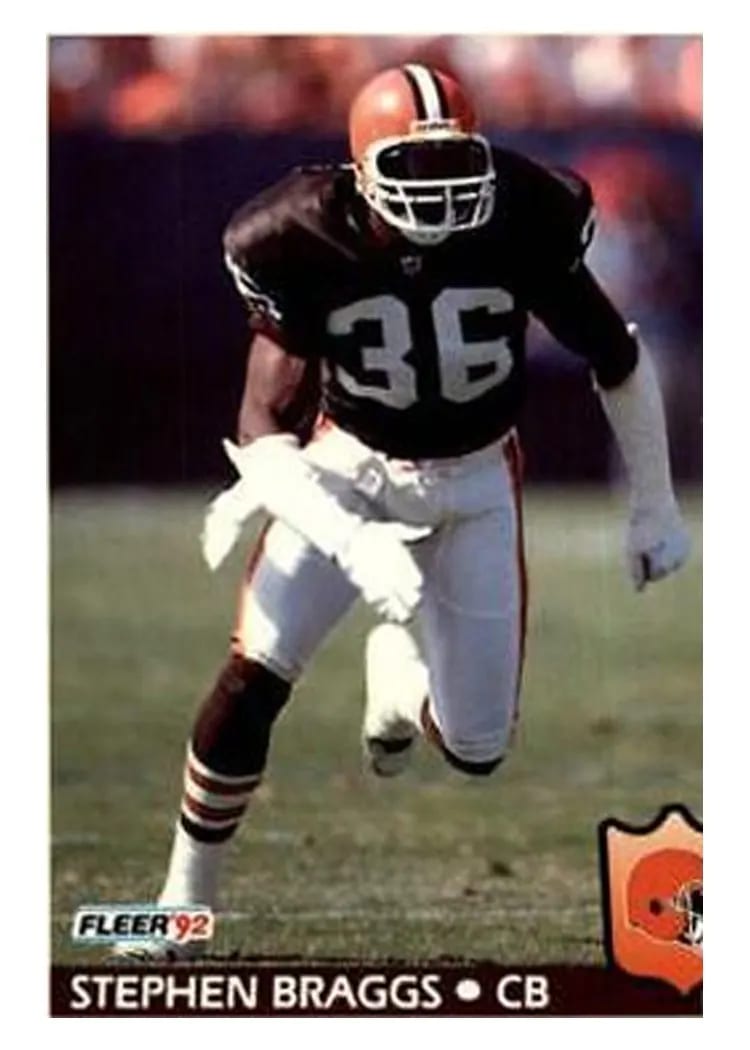 1992 Fleer Stephen Braggs #64 card