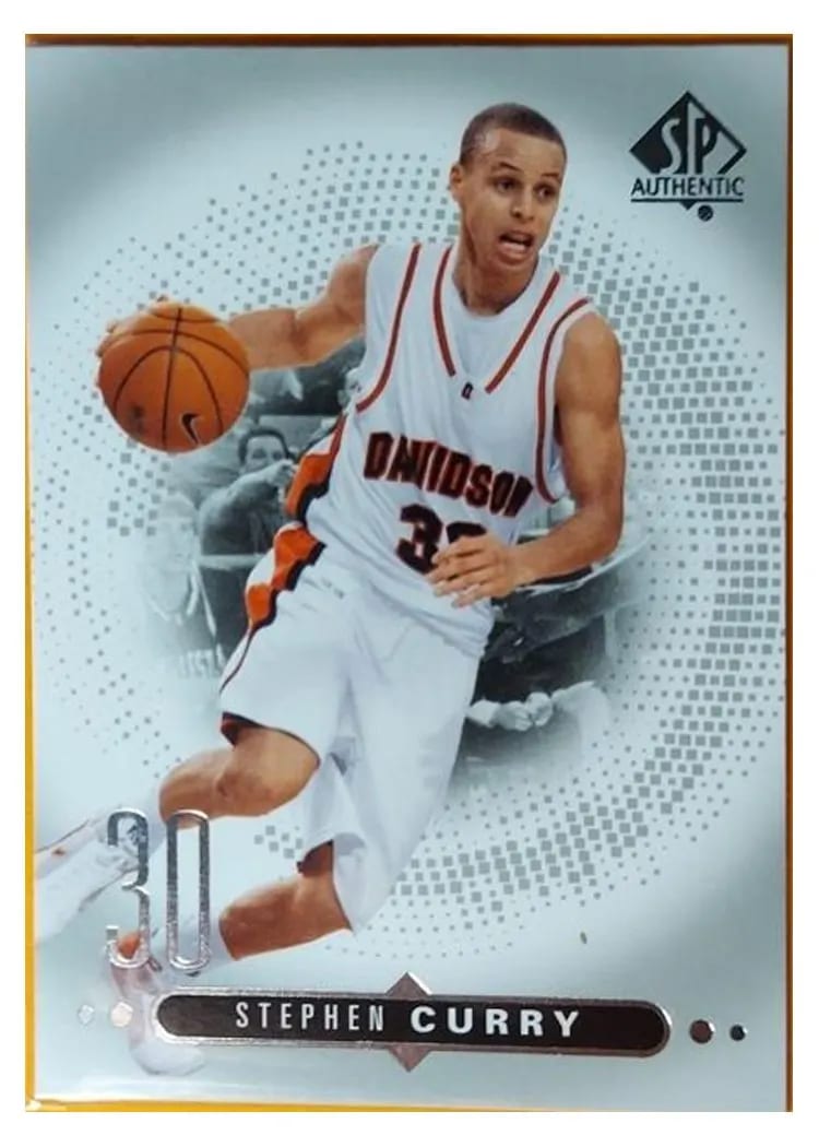 2014 SP Authentic Stephen Curry #45 card