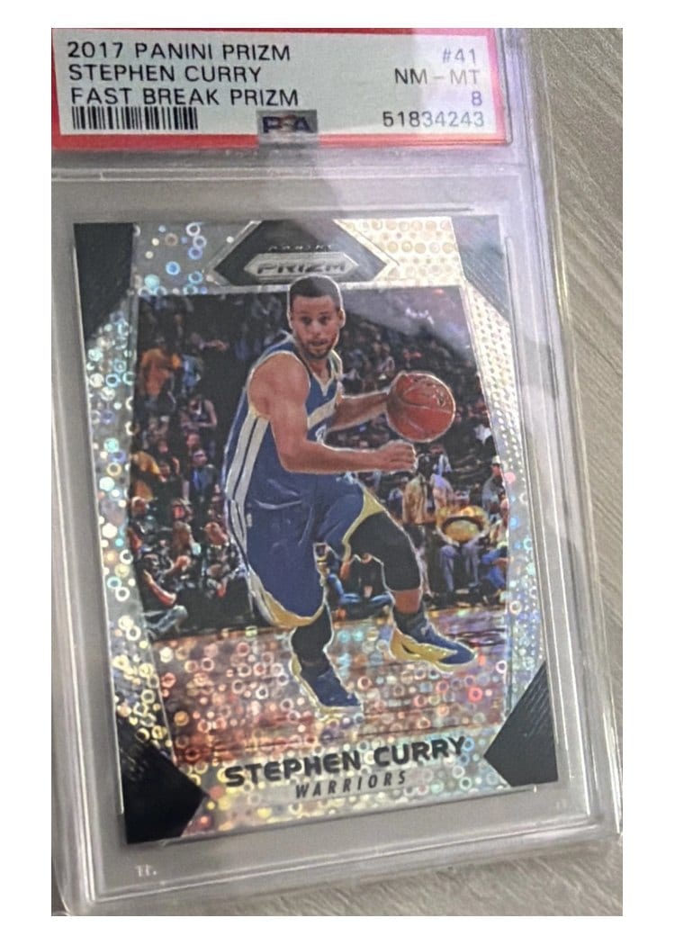 2017-18 Panini Prizm Base Set Stephen Curry #41 card