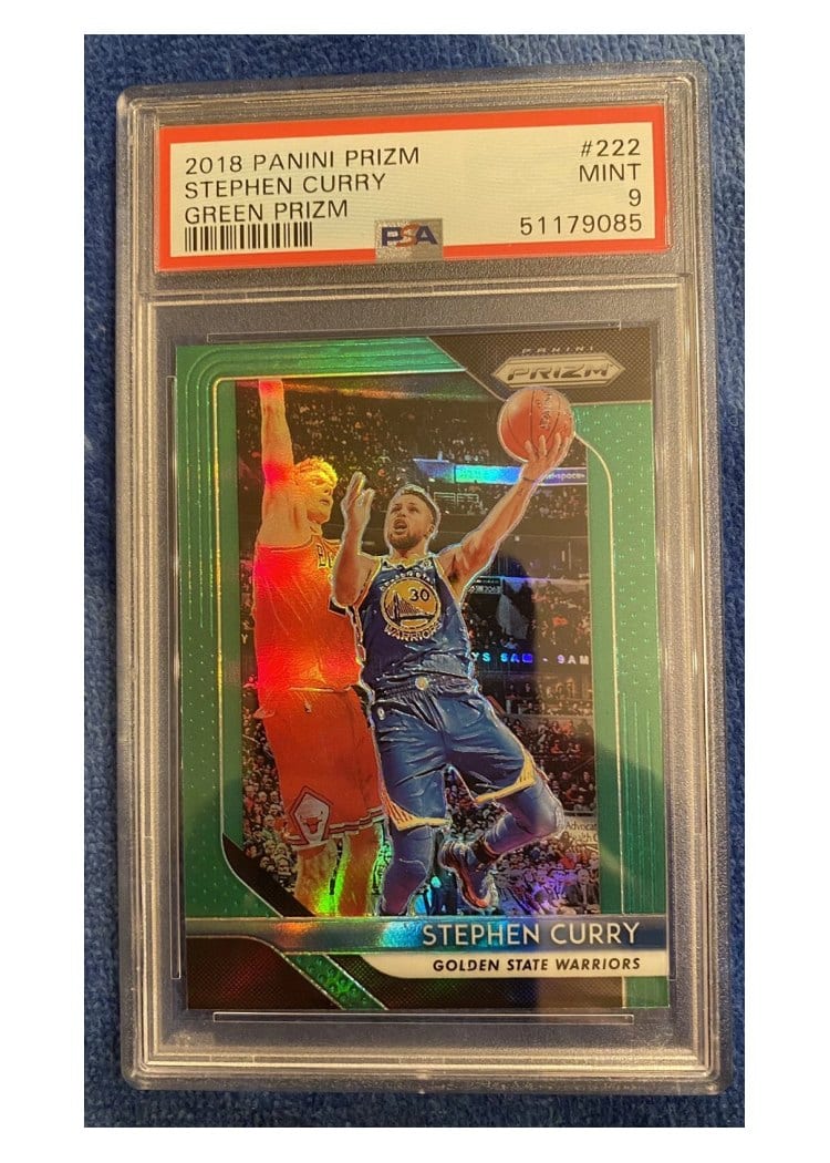2018-19 Panini Prizm Base Set Stephen Curry #222 card