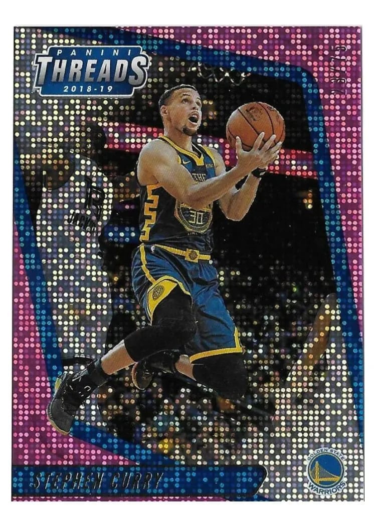 2018 Panini Threads Stephen Curry #95 card