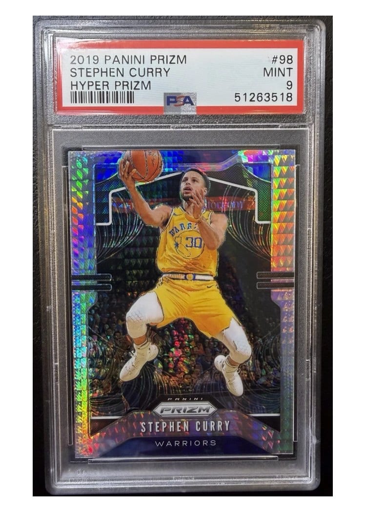 2019-20 Panini Prizm Base Set Stephen Curry #98 card