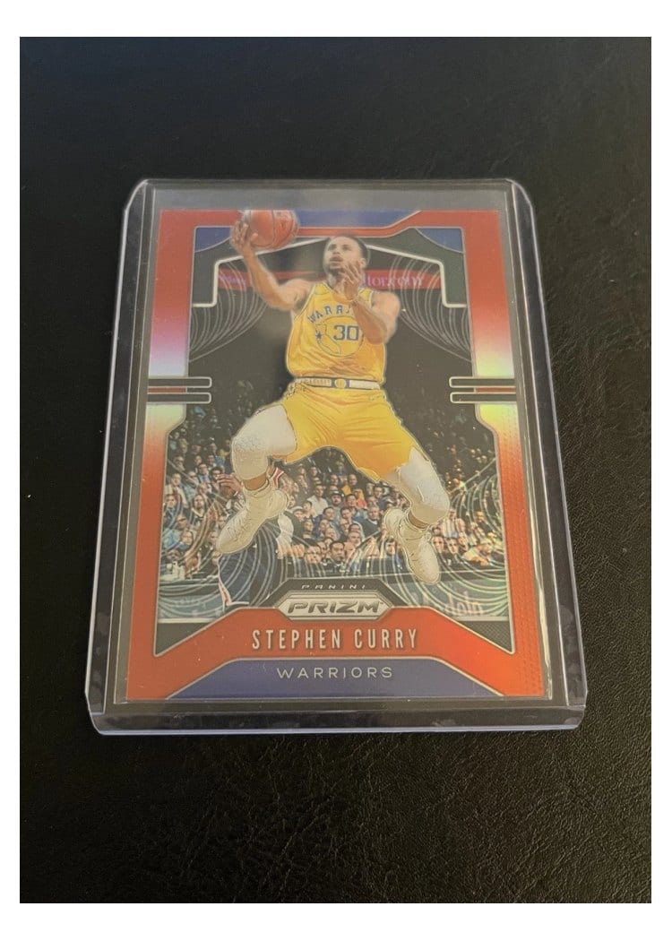 2019-20 Panini Prizm Base Set Stephen Curry Red Prizm #98 card