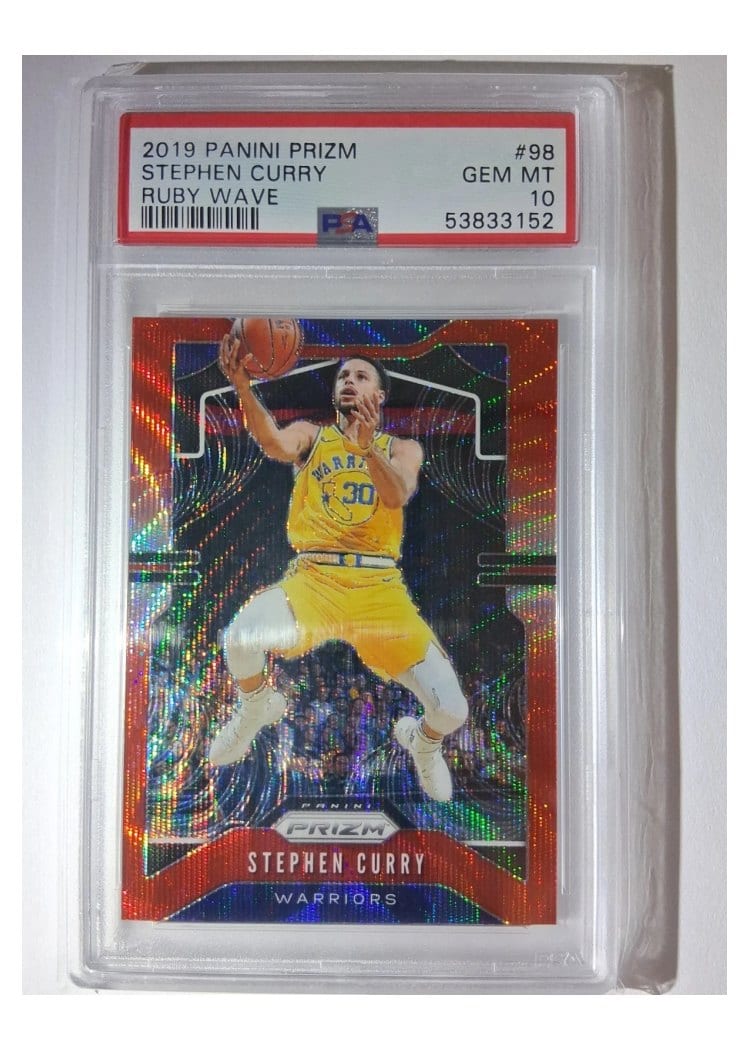 2019-20 Panini Prizm Base Set Stephen Curry #98 card